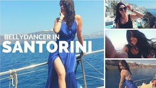 Vlog Behind the scenes • Belly dance Clip in Santorini , Greece • Lia Verra