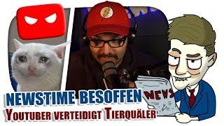 YouTube SCHÜTZT Tierquäler / HerrNewstime besoffen - Cake News #52