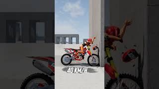 CRASH TEST Motocross Bike BeamNG.Drive