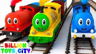 The Color Train Song | Wheels On the Bus| Learn Color | Nursery rhymes & Kids songs