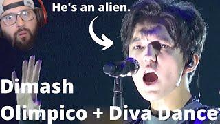 DIMASH - "Olimpico" AND "Diva Dance" | First Time Hearing
