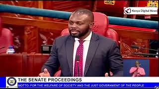 Fireworks in Senate as Sen Kajwang schools National Assembly Members on matters Legislation!!