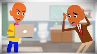 Little Bill Flushes Big Bill's Laptop Down The Toilet/Grounded/Punishment Day ️
