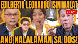 COMM. EDILBERTO LEONARDO ISINIWALAT ANG NALALAMAN SA DDS, COL GARMA BISTADO!