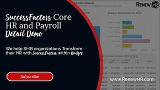 Core HR and Payroll - SuccessFactors Employee Central Payroll