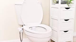 Ultra-Slim Bidet Attachment with Dual Nozzles | LIVINGbasics® Hygienic & Non-Electric Design