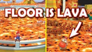 FLOOR IS LAVA Super Mario 3D World!! Full Playthrough! [Super Mario 3D World CHALLENGE MOD by Mayro]