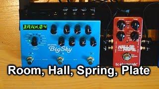 Difference Between Reverb Types - Room, Hall, Spring, Plate  [Pedalboard Tips #25]