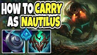 Challenger support shows how to carry with NAUTILUS SUPPORT in any ELO | 13.20 League Of Legends