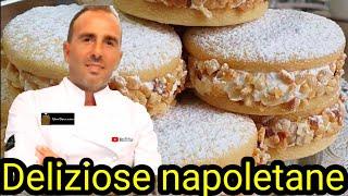 Deliziose napoletane e cannoli di pasta frolla fatti  in casa ricetta spiegata alla perfezione