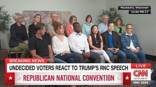 Undecided voters DISGUSTED by Trump's RNC speech