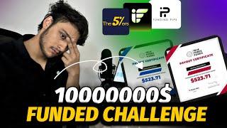 Funded Account Challenge Day 1 | Will I Pass or Fail? Funded Account  Hindi