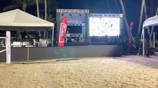 Puerto Rico Beach Tennis Extravaganza 3 Court Setup 1