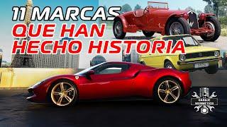 11 MARCAS de COCHES que han hecho historia