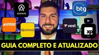 QUAL A MELHOR CORRETORA PARA INVESTIR NO EXTERIOR? Inter | Nomad | Avenue| Vest | BTG | XP (2024)