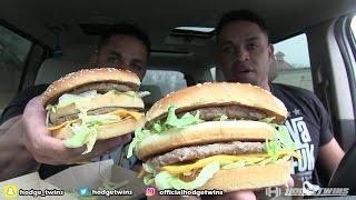 Eating McDonald's Grand Mac  @hodgetwins