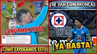 ¡ESTO NADIE LO VIO! ASÍ ES COMO EL ARBITRAJE LE VUELVE A ROBAR A CRUZ AZUL - NO MARCAN ESTE PENAL