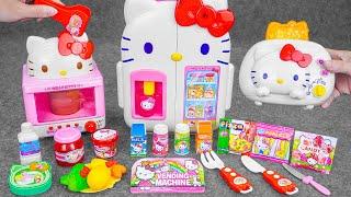 [toy asmr] Hello Kitty Refrigerator Kitchen PlaySet ASMR Satisfying with Unboxing No Talking#1