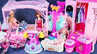 20 Minutes Satisfying with Unboxing Cute Princess Bed Toys，Clothes Dress-Up Playset | Review Toys