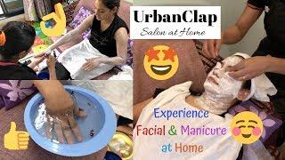 URBANCLAP SALON AT HOME | Facial and Manicure at Home | UrbanClap Review|Skincare| Geetagraphy