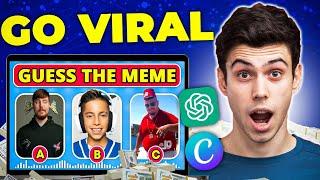 Create Viral "Guess The Meme" Quiz Videos with Canva and ChatGPT