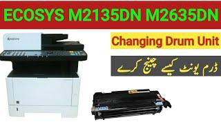 How to Remove drum unit from Ecosys M2135dn/2635dn