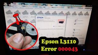 Epson L3110 000043 Error how to Fix