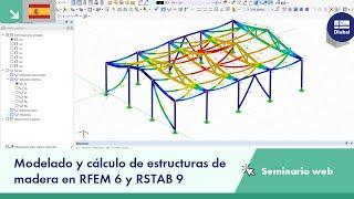 Modelado y cálculo de estructuras de madera en RFEM 6 y RSTAB 9