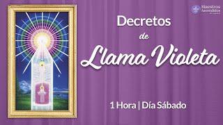 1 HORA de LLAMA VIOLETA. Decretos Dinámicos | Maestros Ascendidos en Español