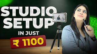 Get a Pro Studio Look for Just 1100: Easy Setup Tips | Teaching Studio Setup Only 1100 #studiosetup