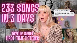 non-swiftie listens to every taylor swift song for the first time ever (ranking/ttpd reaction)