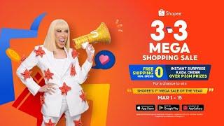 Shopee 1st Mega Sale of the Year na ngayong 3.3 - 3.15 Mega Shopping Sale!