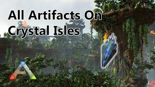 How To Get All Artifacts On Crystal Isles! - ARK: Survival Evolved