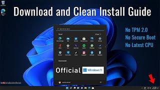 How To Clean Install Official Windows 11 | Mudassir Rehman