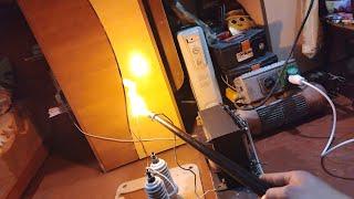 дуга 200 гц с разных трансформаторов 200HZ electrical arc