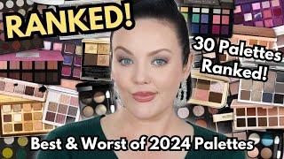 Ranking Every Palette I Tried in 2024!