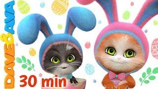  Happy Easter | Sleeping Bunnies and More Nursery Rhymes | Dave and Ava 