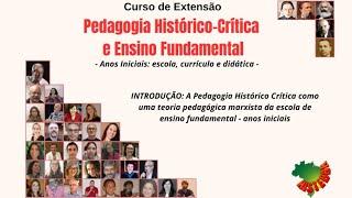 Aula 1: A PHC como uma teoria pedagógica marxista da escola de ensino fundamental-anos iniciais