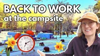 #95 Back to work at the Campsite: A Day in the Life After a 2-Month Holiday!