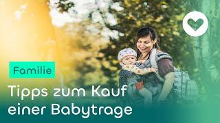 Babytrage und Tragetuch im Vergleich - Kauftipps für Eltern