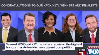 KFDX/KJTL reporters honored, awarded in statewide competition: Texas Broadcast News Awards