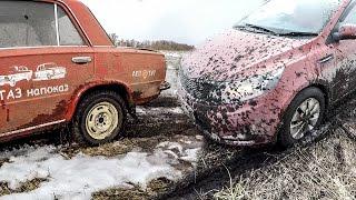 Копейка против КИА Рио на бездорожье... нежданчик часть 1