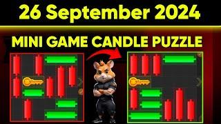 26 September Mini Game Candle Puzzle Solved  | Hamster Kombat season 2