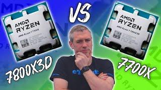 Ryzen 7 7700X Vs Ryzen 7 7800X3D [42 Game Benchmark | 1080p, 1440p & 4K]