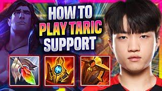 LEARN HOW TO PLAY TARIC SUPPORT LIKE A PRO! - T1 Keria Plays Taric Support vs Nautilus! |