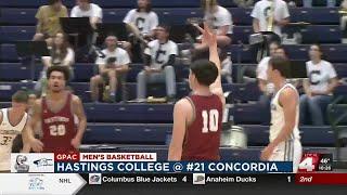 Hastings College basketball swept by nationally-ranked Concordia