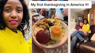 WE HAD AN AMAZING THANKSGIVING  MY FIRST  TIME IN AMERICA 