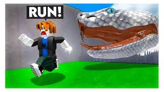 Roblox ESCAPE THE GIANT SNAKE OBBY!