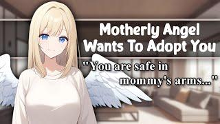 [ASMR] Angel Mommy Wants To Adopt You [F4A] [Sleep Aid] [Comfort] [Cuddles] [Wholesome]