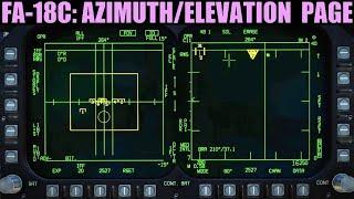 FA-18C Hornet: AZ/EL DDI Page Tutorial Vid (1 of 2)  | DCS WORLD